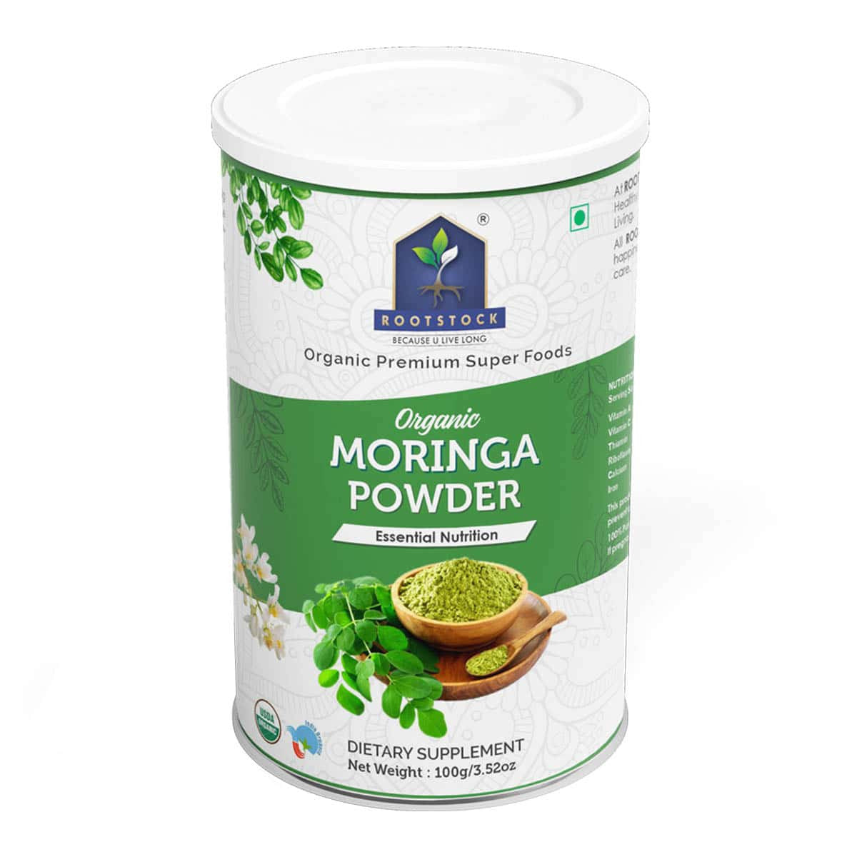 Buy Moringa Powder - Organic by Rootstock I HealthPost NZ - 100gm ...