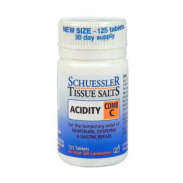 Buy Combination C- Acidity by Schuessler Tissue Salts I HealthPost NZ ...