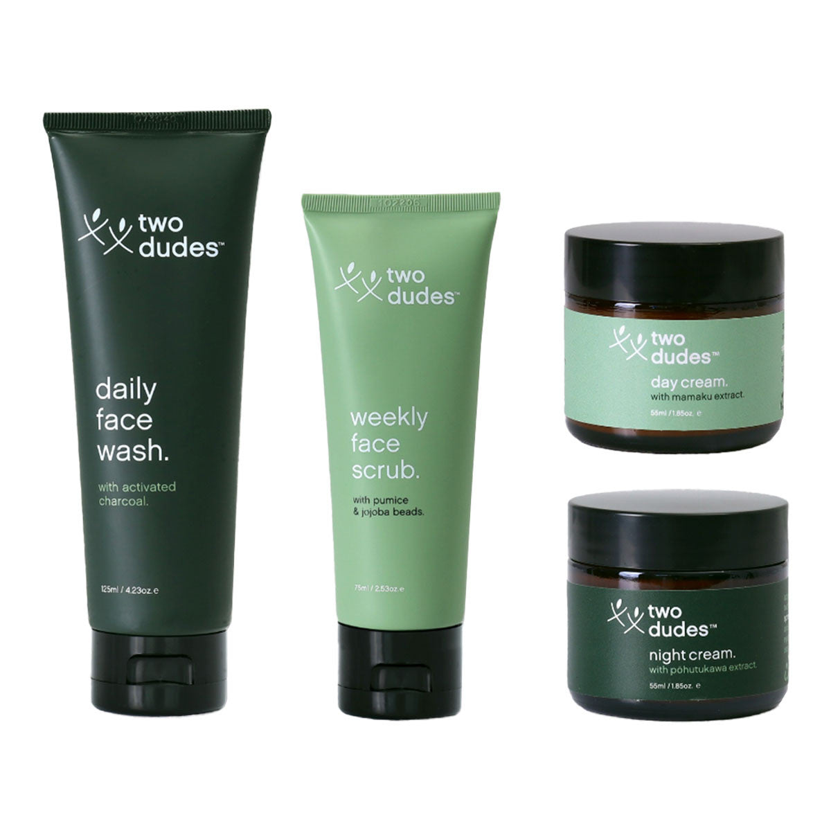 Buy Deluxe Kit by Two Dudes I HealthPost NZ - 55ml + 55ml + 75ml +