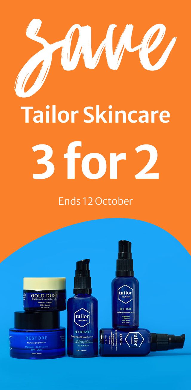 260928 Tailor Skincare 3 for 2