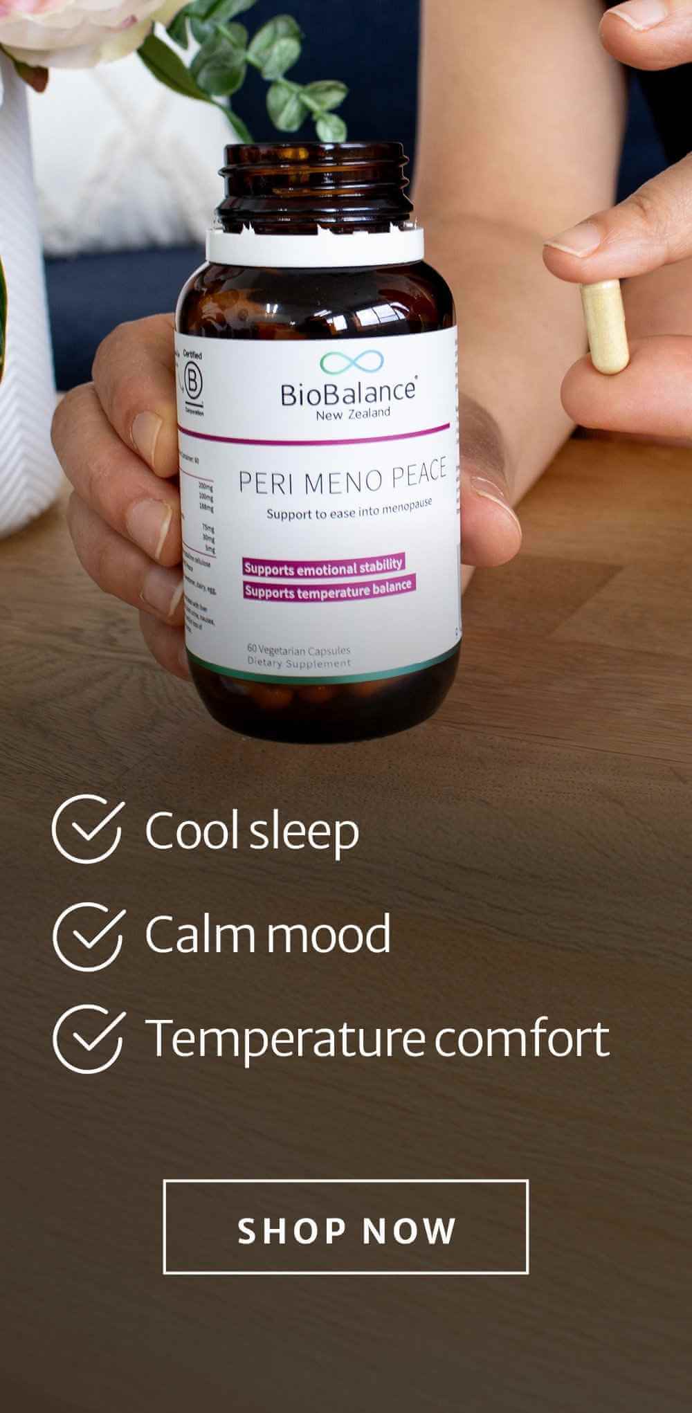 ALWAYS ON Product - BioBalance Peri Meno Peace