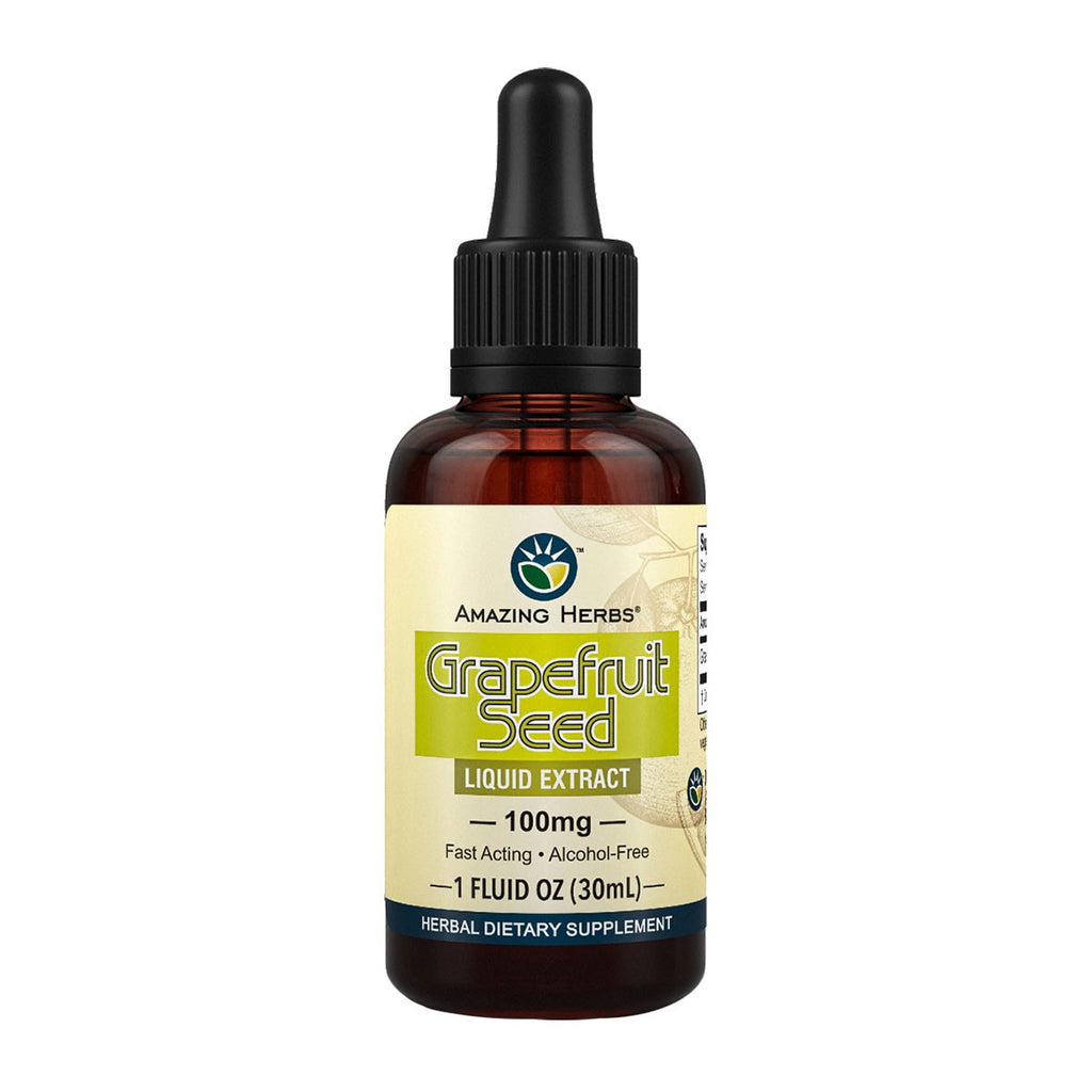 Amazing Herbs Grapefruit Seed Liquid Extract 100mg _1