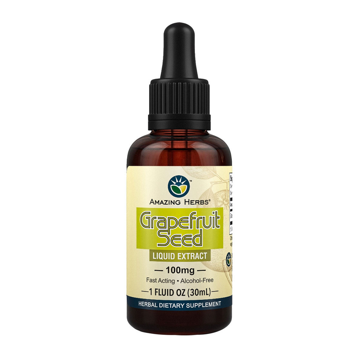 Amazing Herbs Grapefruit Seed Liquid Extract 100mg _1