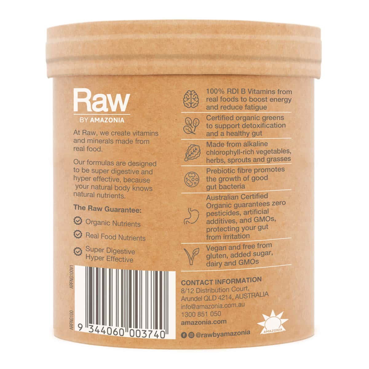 Raw Organic Greens - Vanilla Mint
