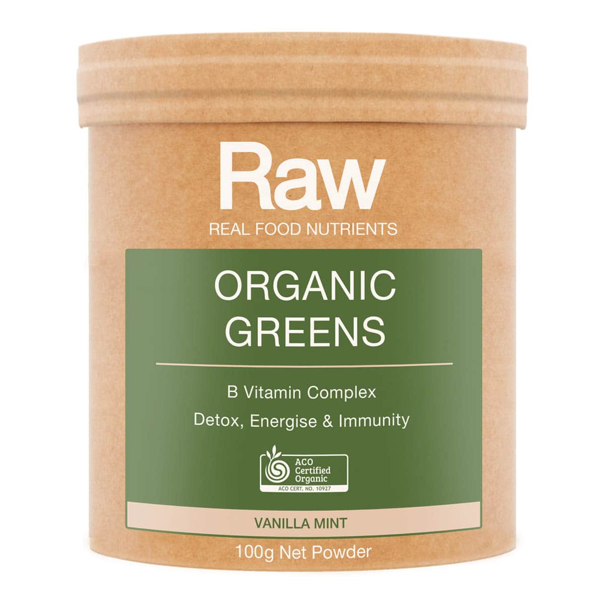 Raw Organic Greens - Vanilla Mint