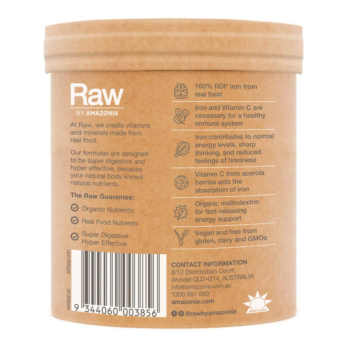 Raw Organic Iron - Apple Blackcurrant