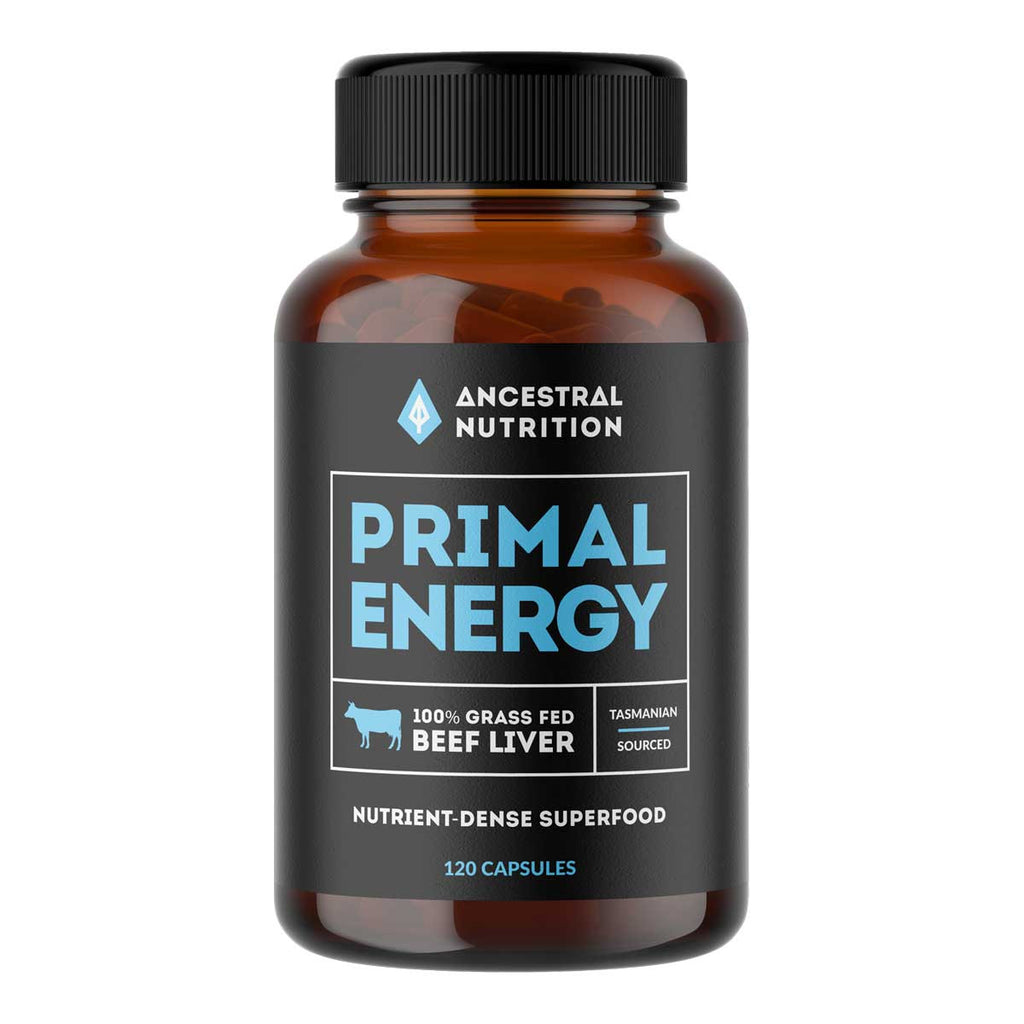 ANCESTRAL NUTRITION Primal Energy 100% Grass Fed Beef Liver _1