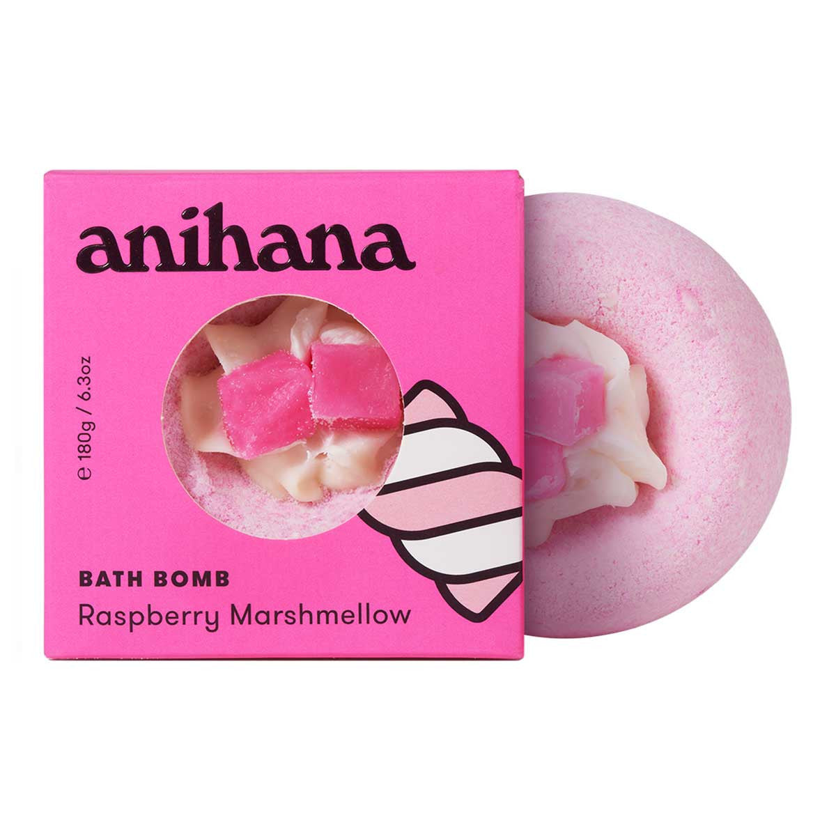 Anihana Bath Bomb - Raspberry Marshmellow _2