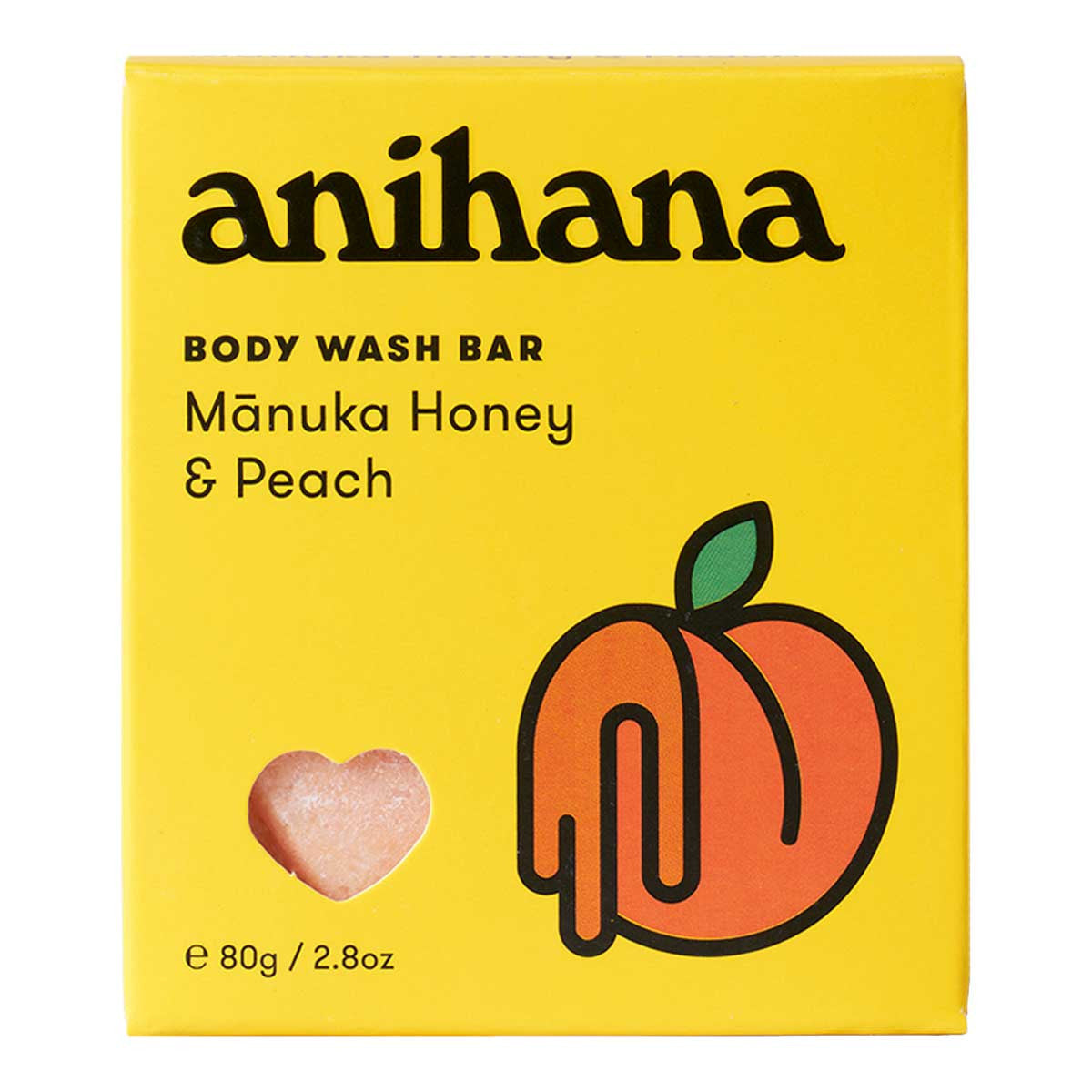 Anihana Body Wash Bar â Manuka Honey & Peach _1