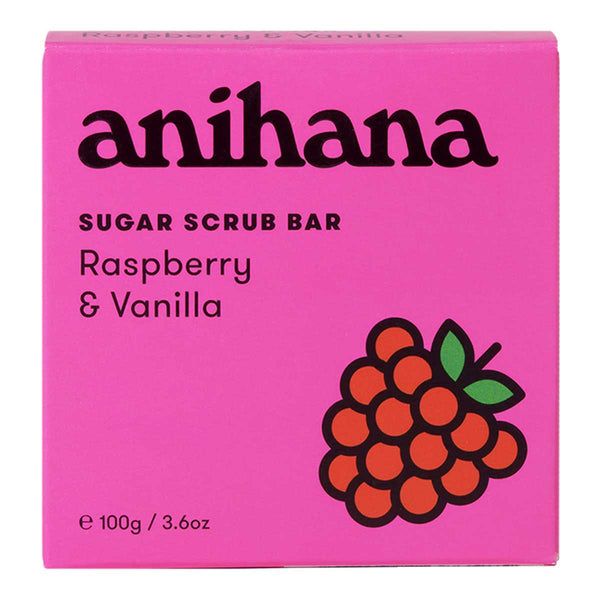 Sugar Scrub Bar - Raspberry & Vanilla