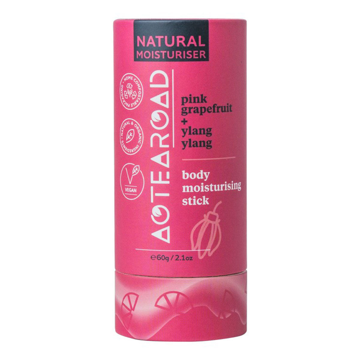 Aotearoad Body Moisturising Stick Pink Grapefruit + Ylang Ylang _1