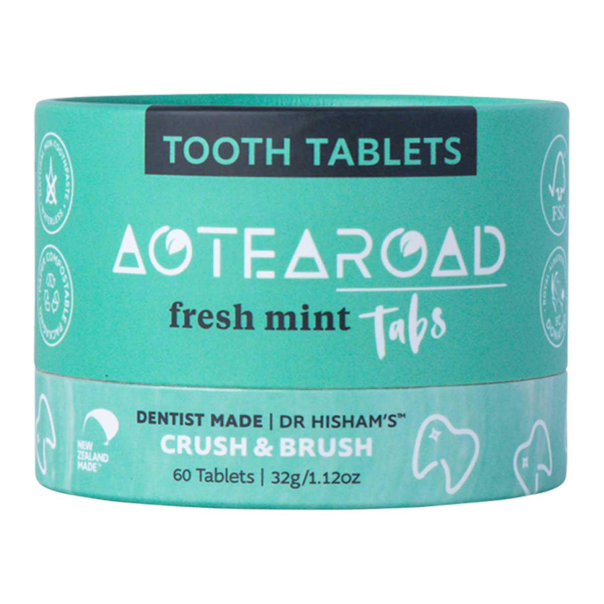 Aotearoad Tooth Tablets Adults - Fresh Mint_1
