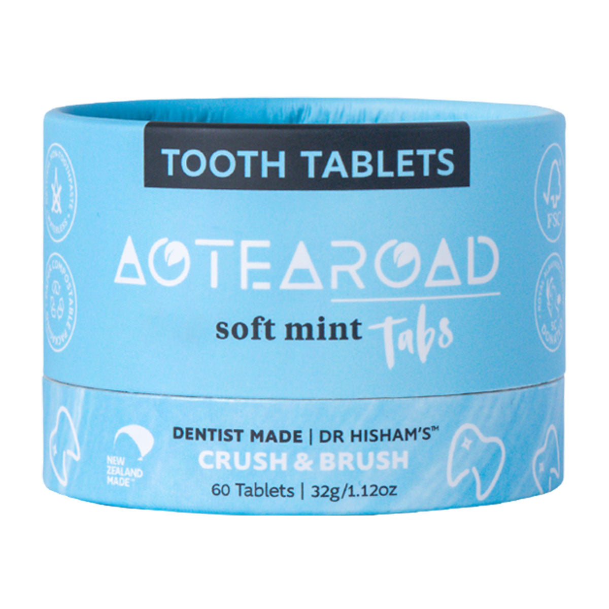 Aotearoad Tooth Tablets - Soft Mint _1