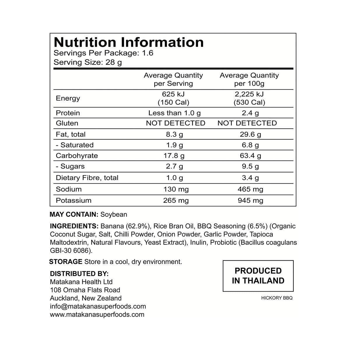 Banana Joe Banana Chips Hickory BBQ_2