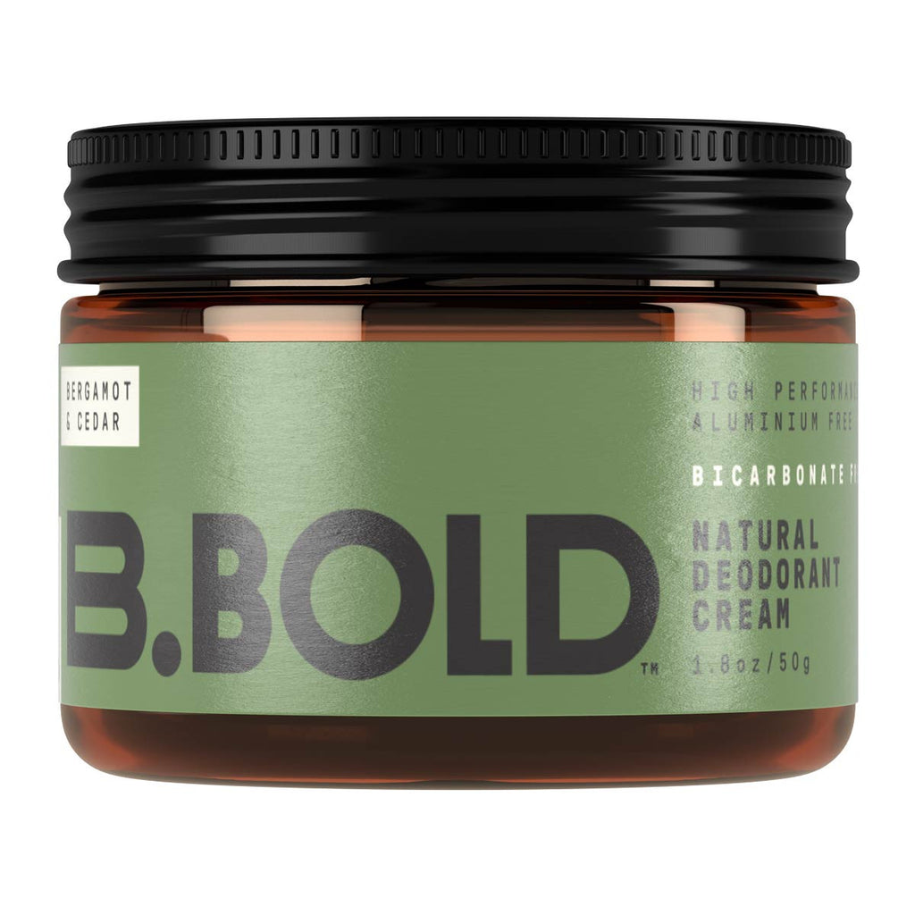 B.BOLD Bergamot & Cedar Deodorant Cream (Bicarbonate Free) _1