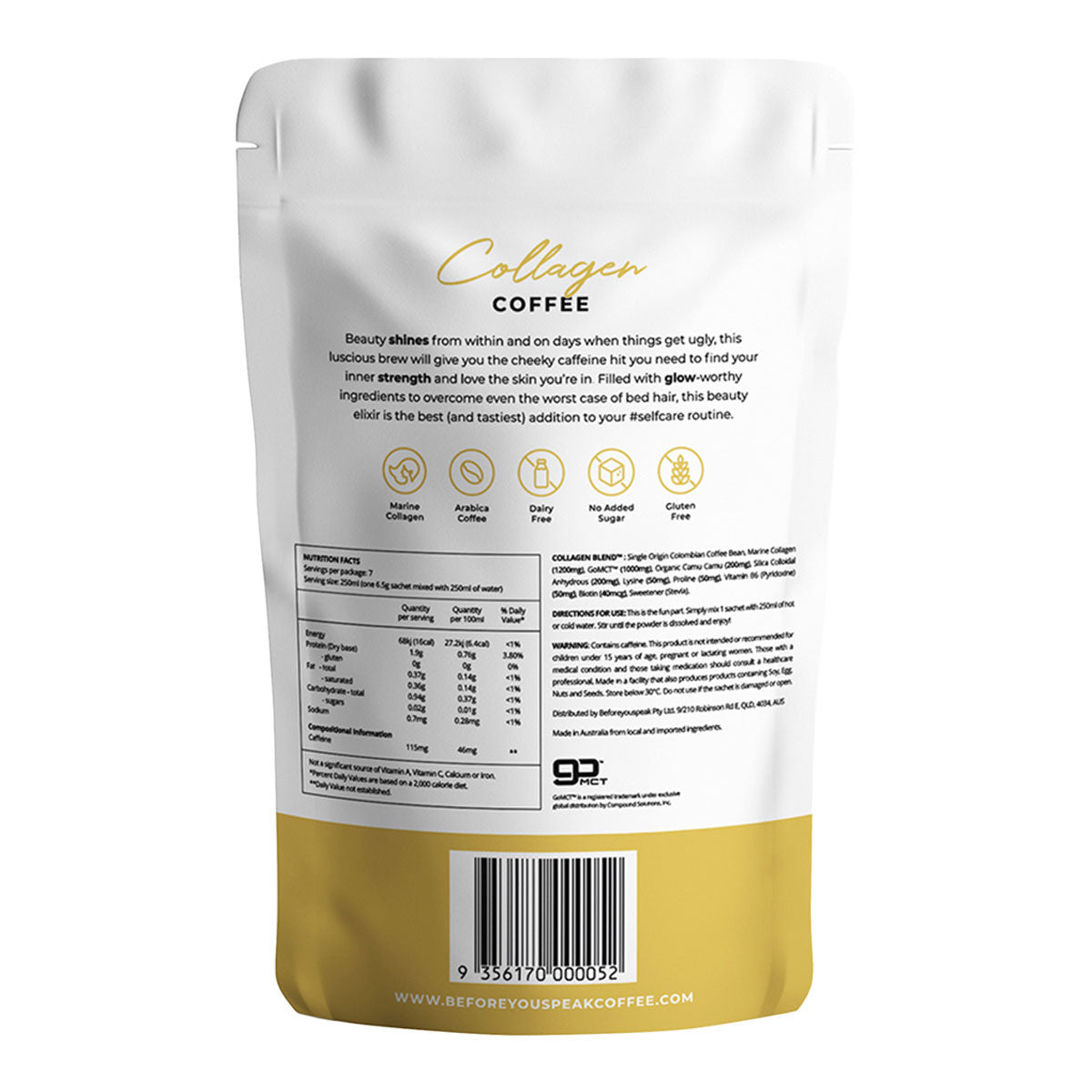 Beforeyouspeak Collagen Coffee Original _2