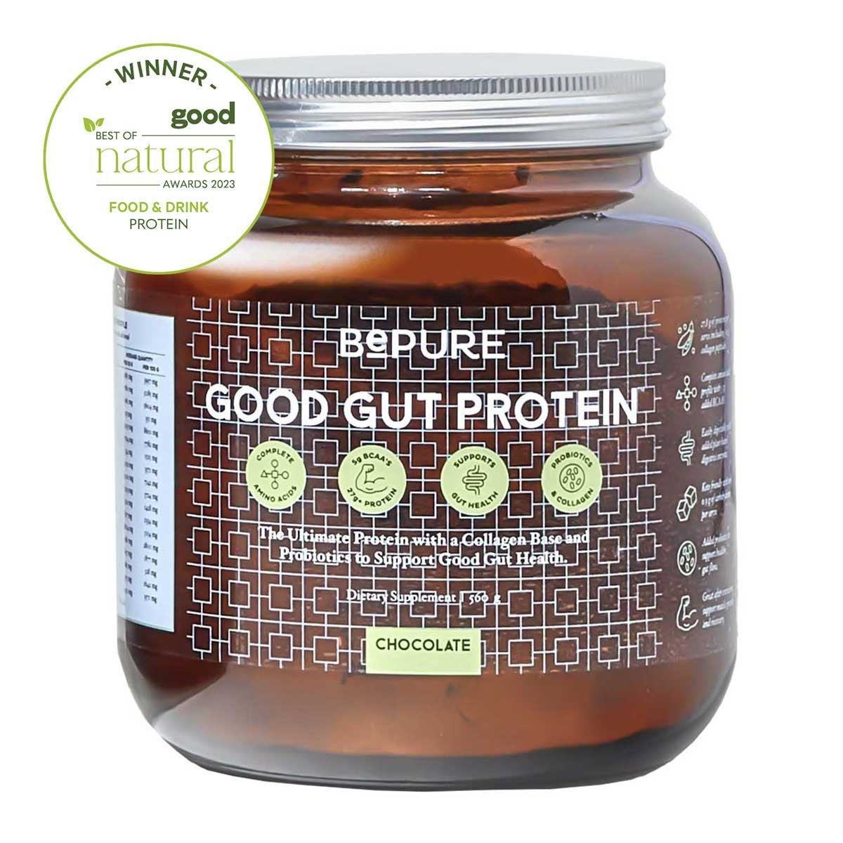 BePure Good Gut Protein - Chocolate _1