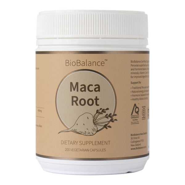 Maca Root Certified Organic 800mg Capsules