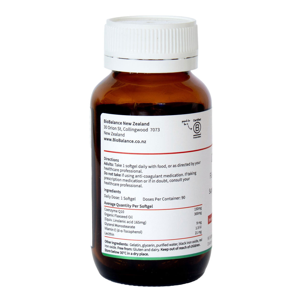 BioBalance CoQ10 150mg In Flaxseed Oil Complex _2