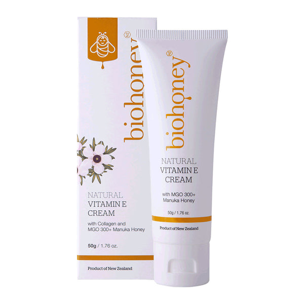 Natural Vitamin E Cream - with Collagen