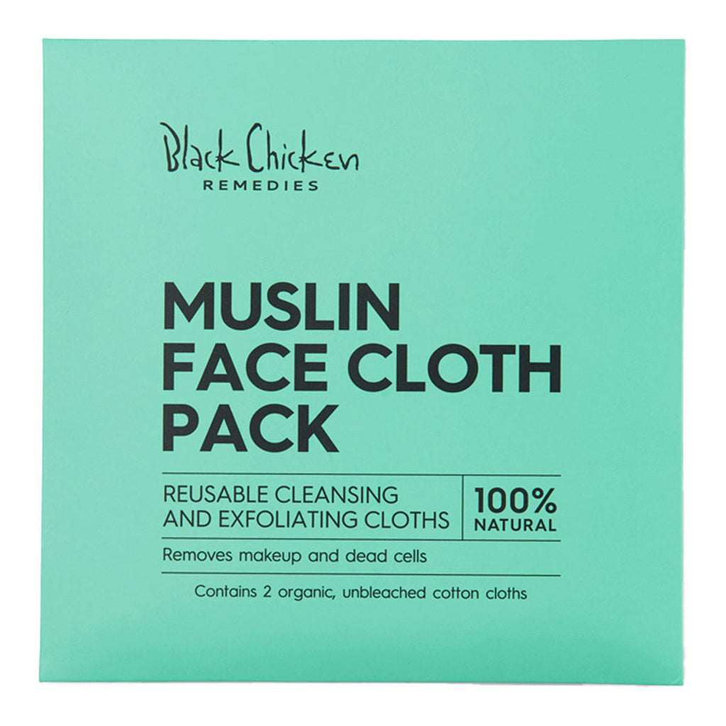 Black Chicken Remedies Muslin Face Cloth Pack_2