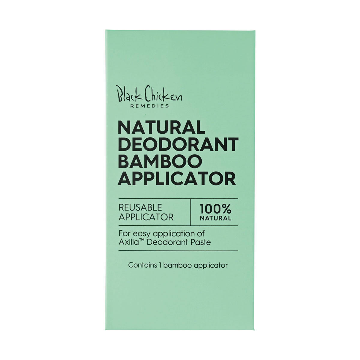 Black Chicken Remedies Natural Deodorant Bamboo Applicator_1