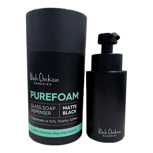 PureFoam Glass Soap Dispenser