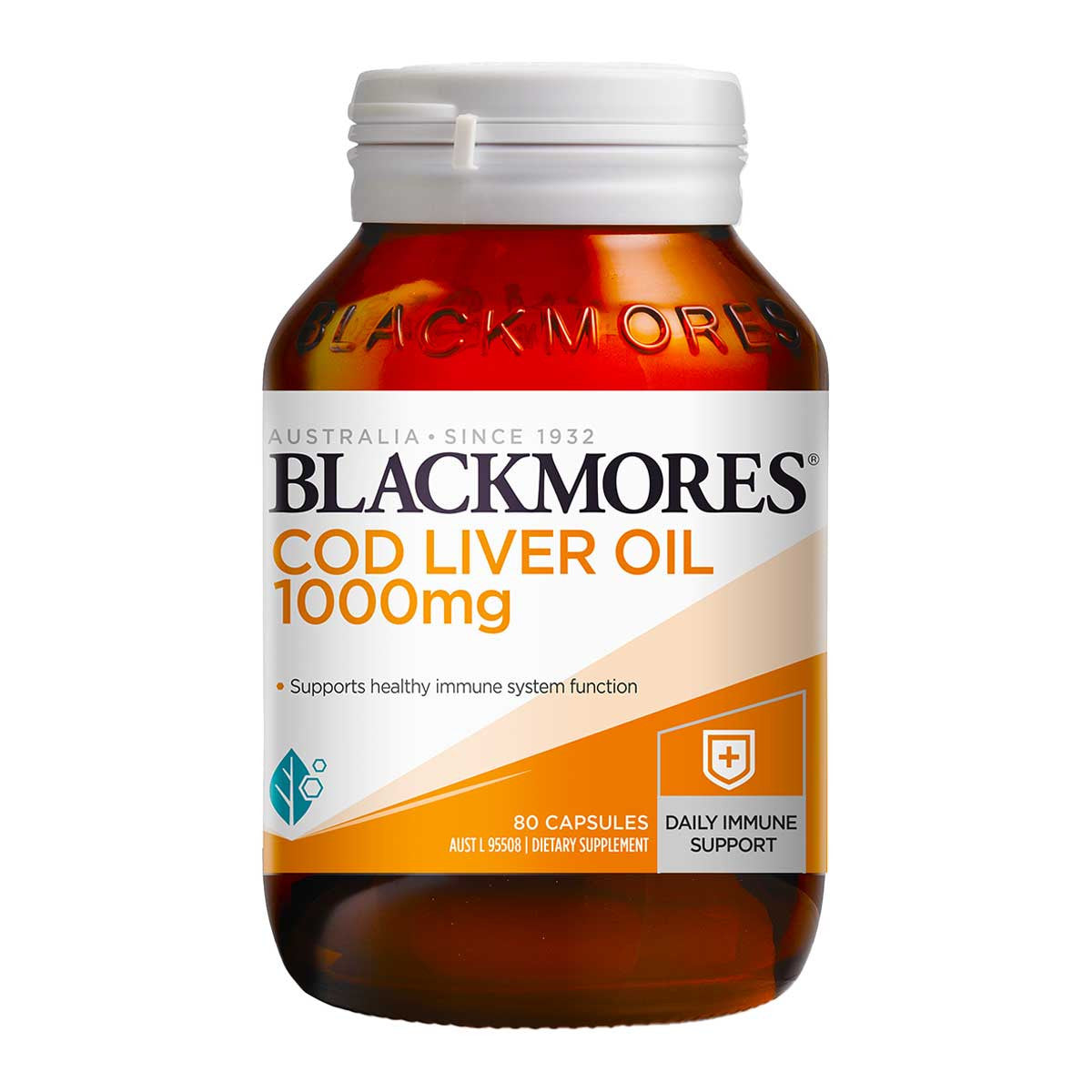 Buy Cod Liver Oil 1000mg by Blackmores I HealthPost NZ - 80 capsules ...