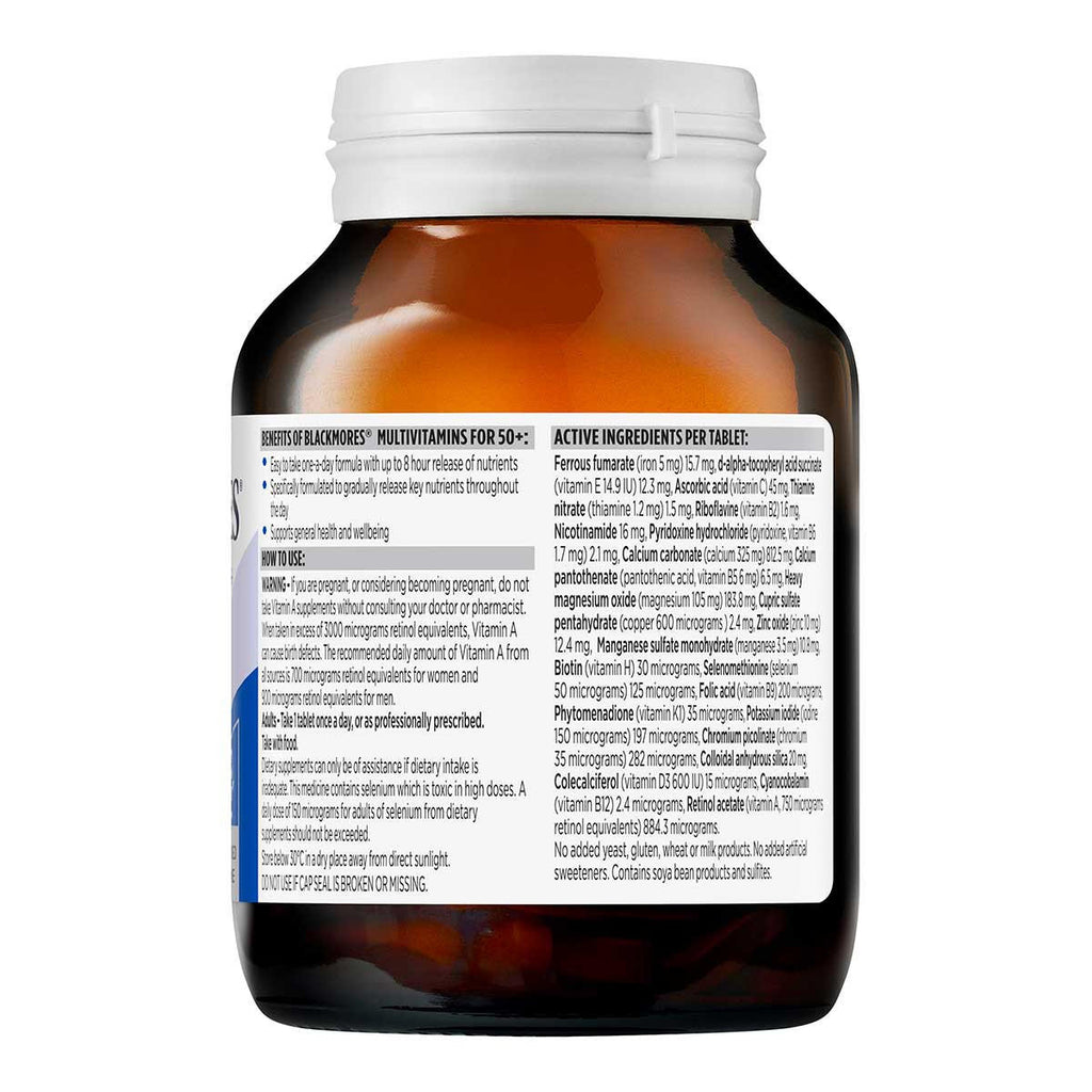 Blackmores Multivitamins for 50 Sustained Release Technology_3