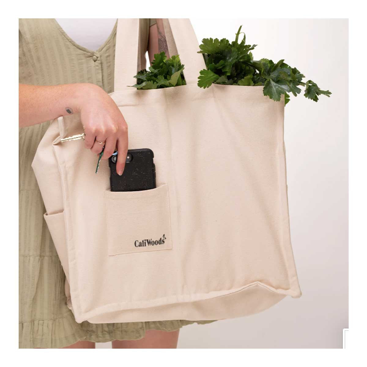 CaliWoods Grocery Tote Bag _3