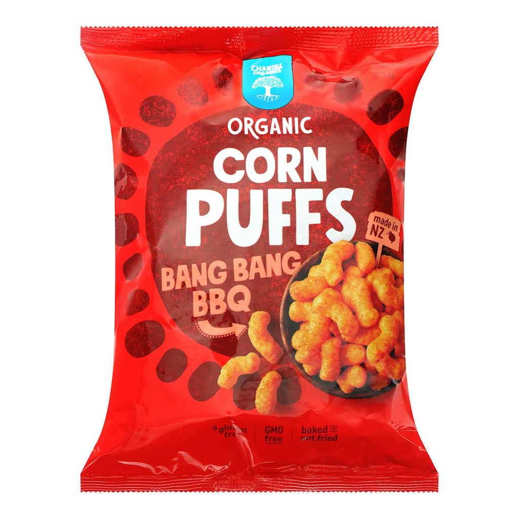 Chantal Organics Organic Corn Puffs - Bang Bang BBQ _1