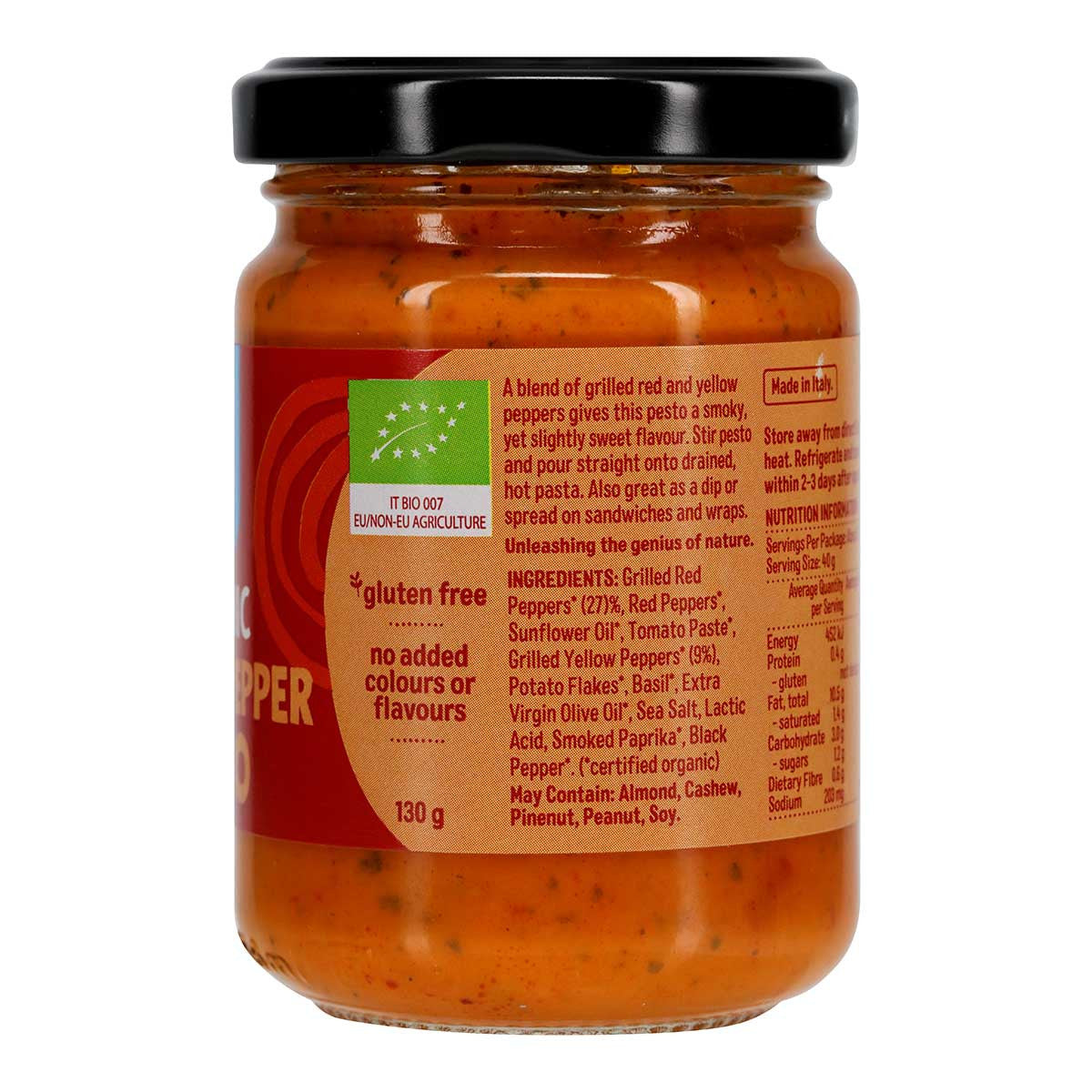 Chantal Organics Organic Grilled Pepper Pesto _2