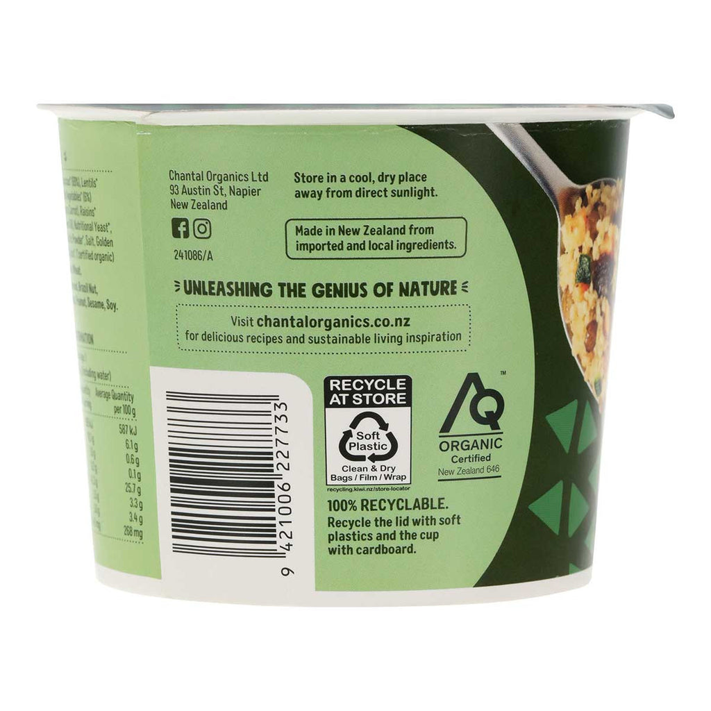 Chantal Organics Organic Spicy Lentil Couscous & Veg Easy Bowl _2