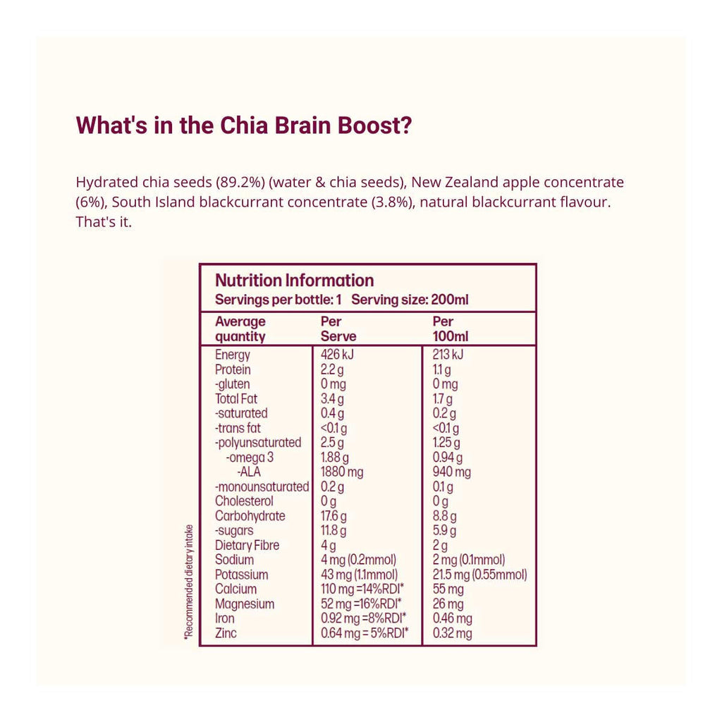 Chia Sisters Chia Brain Boost - Blackcurrant Superfood_3