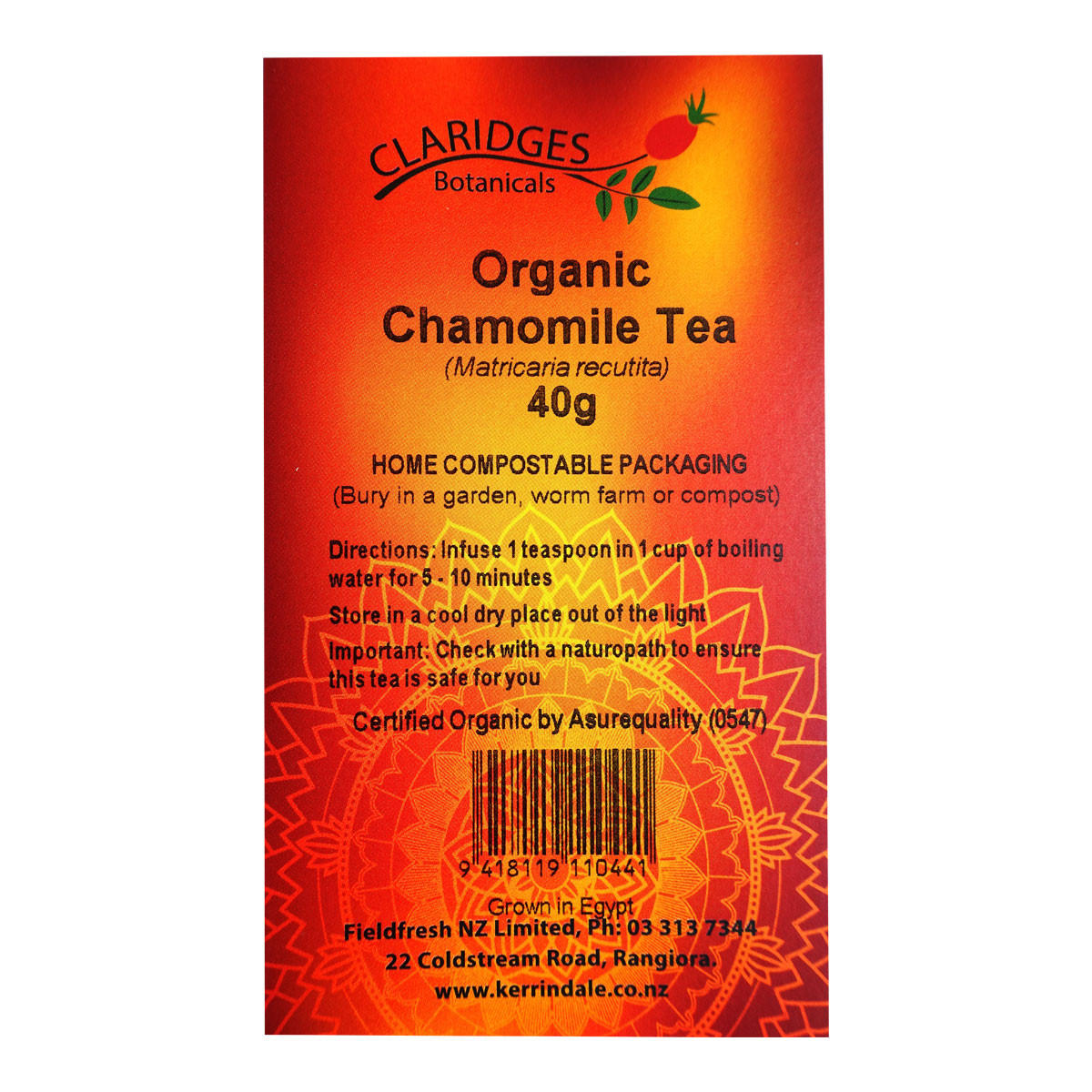 Claridges Botanicals Chamomile Flower Tea - Loose Organic_1