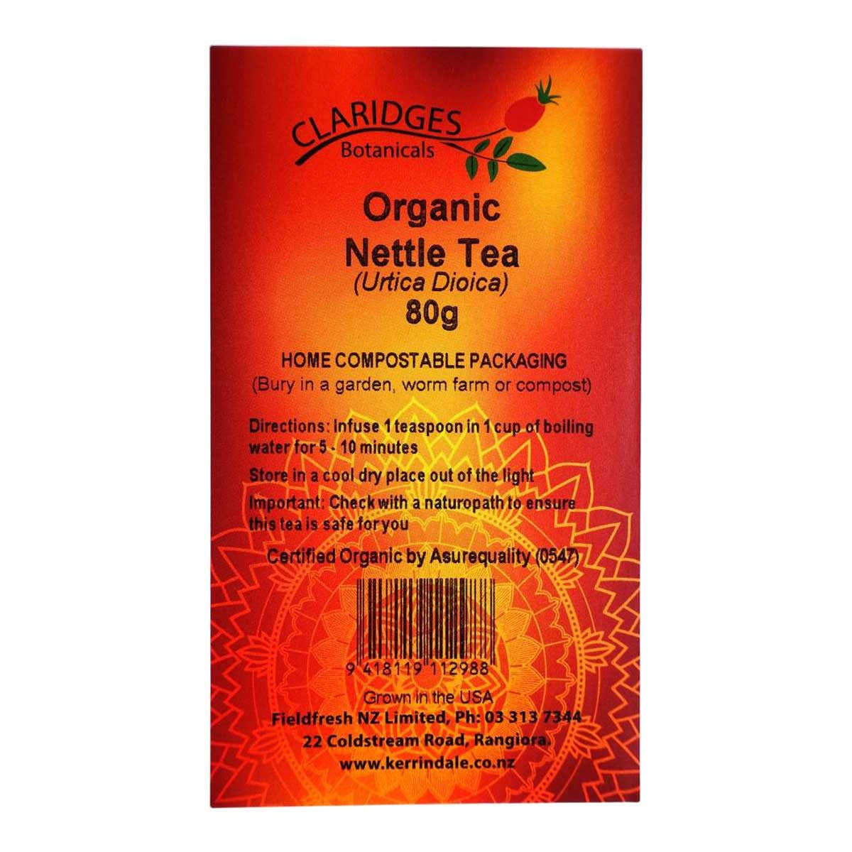 Claridges Botanicals Nettle Leaf Tea - Loose Organic _1