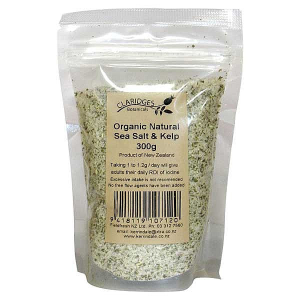 Claridges Botanicals Organic Natural Sea Salt and Kelp_1