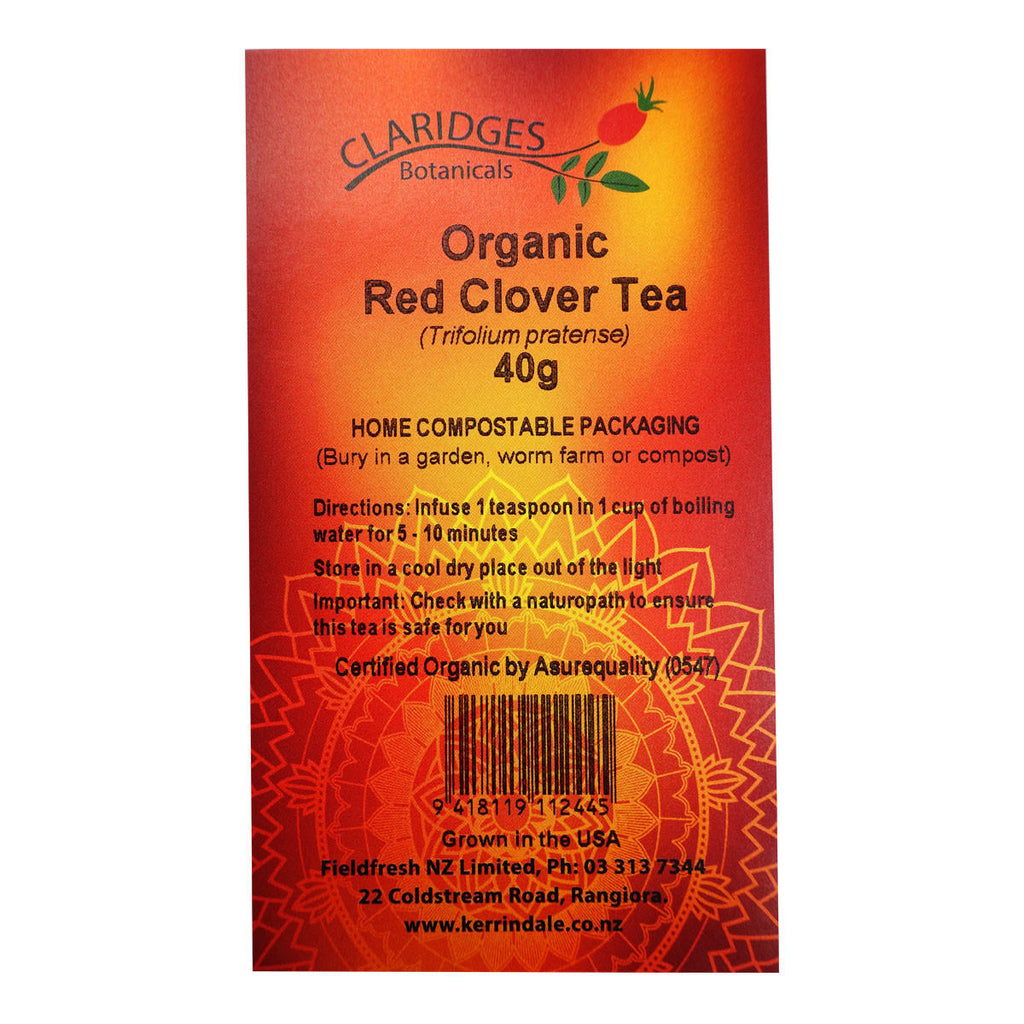 Claridges Botanicals Red Clover Leaf and Flower - Loose Organic_1