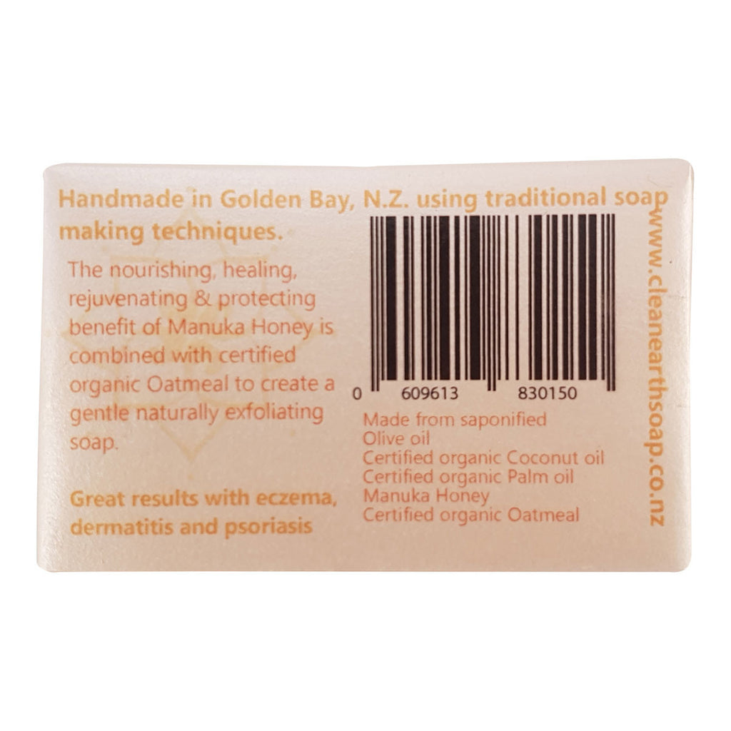 Clean Earth Soap Manuka Honey and Oatmeal Bar_2