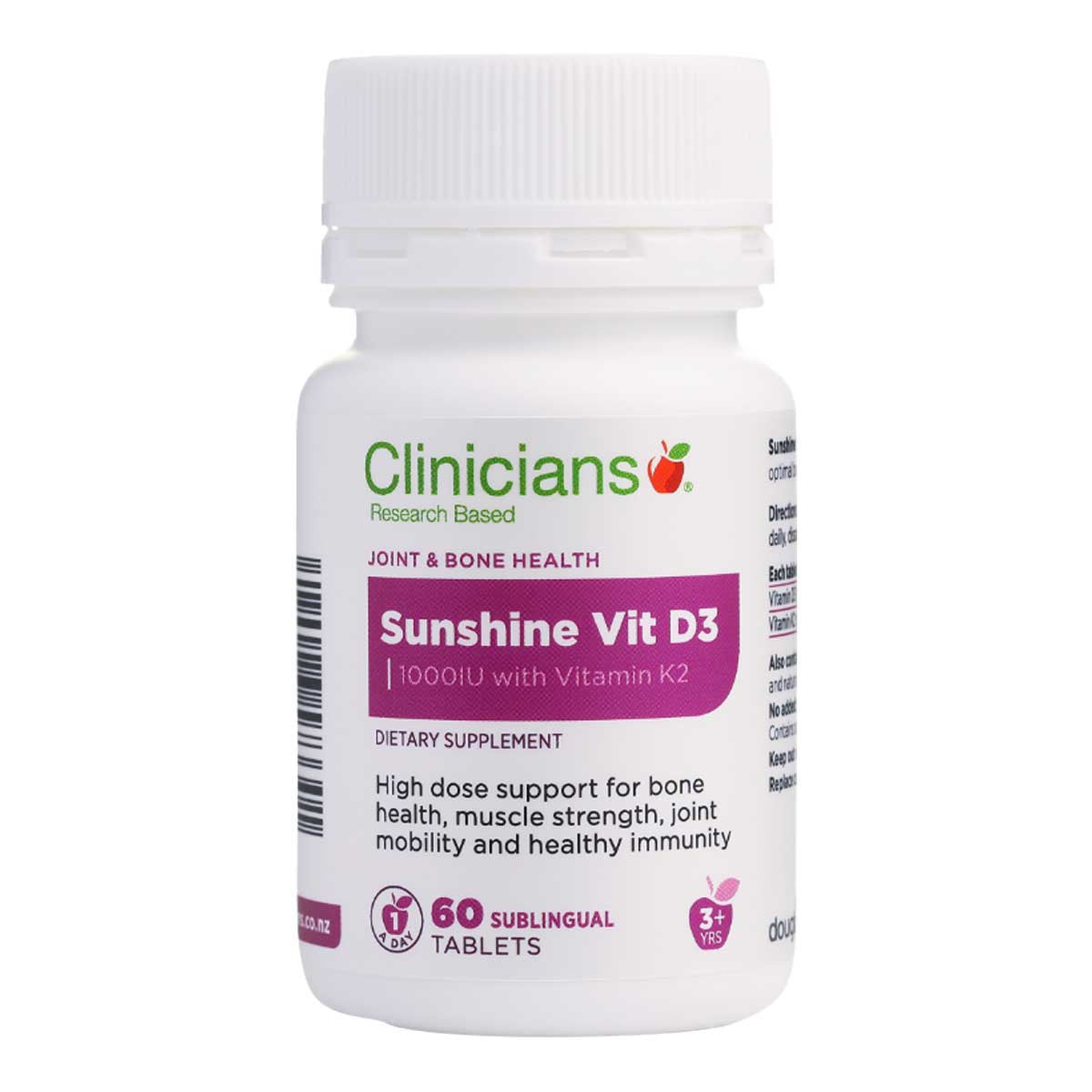 Clinicians Sunshine Vitamin D3 with Vitamin K2_1