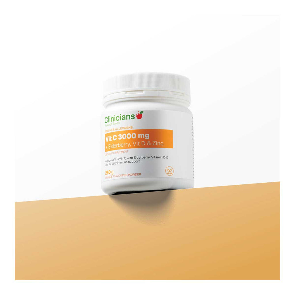 Clinicians Vit C 3000mg + Elderberry, Vit D & Zinc _2