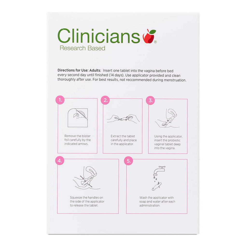 Clinicians Yeast Balance Probiotic Vaginal Tablets _2