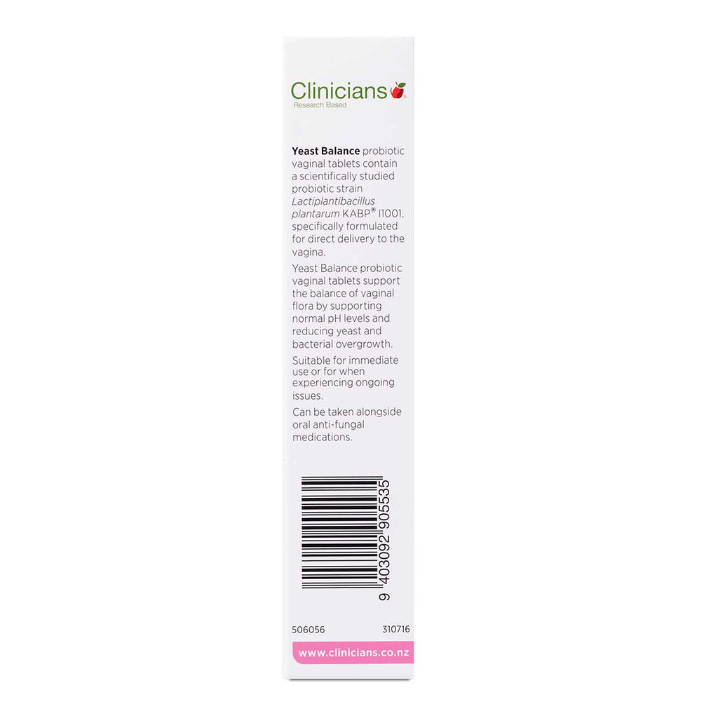 Clinicians Yeast Balance Probiotic Vaginal Tablets _4