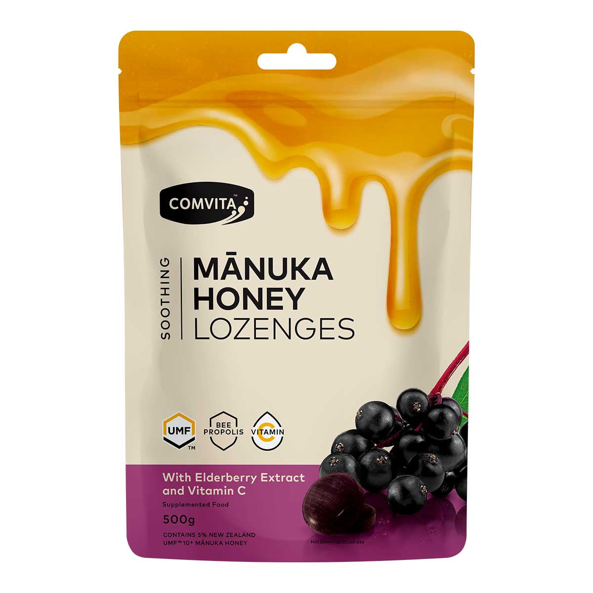 Comvita Manuka Honey Lozenges - Elderberry _3