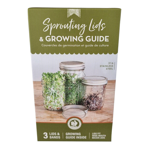 Sprouter Lid Kit with Sprouting Instruction Guide