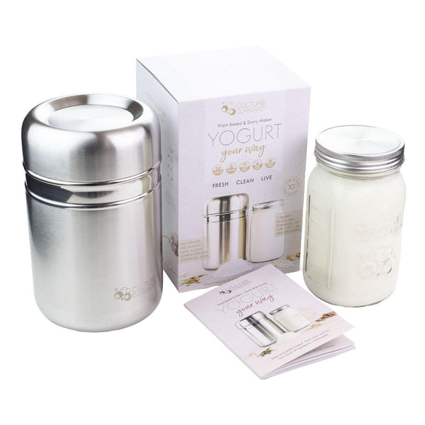 Yoghurt Maker - Stainless Steel with Glass Jar