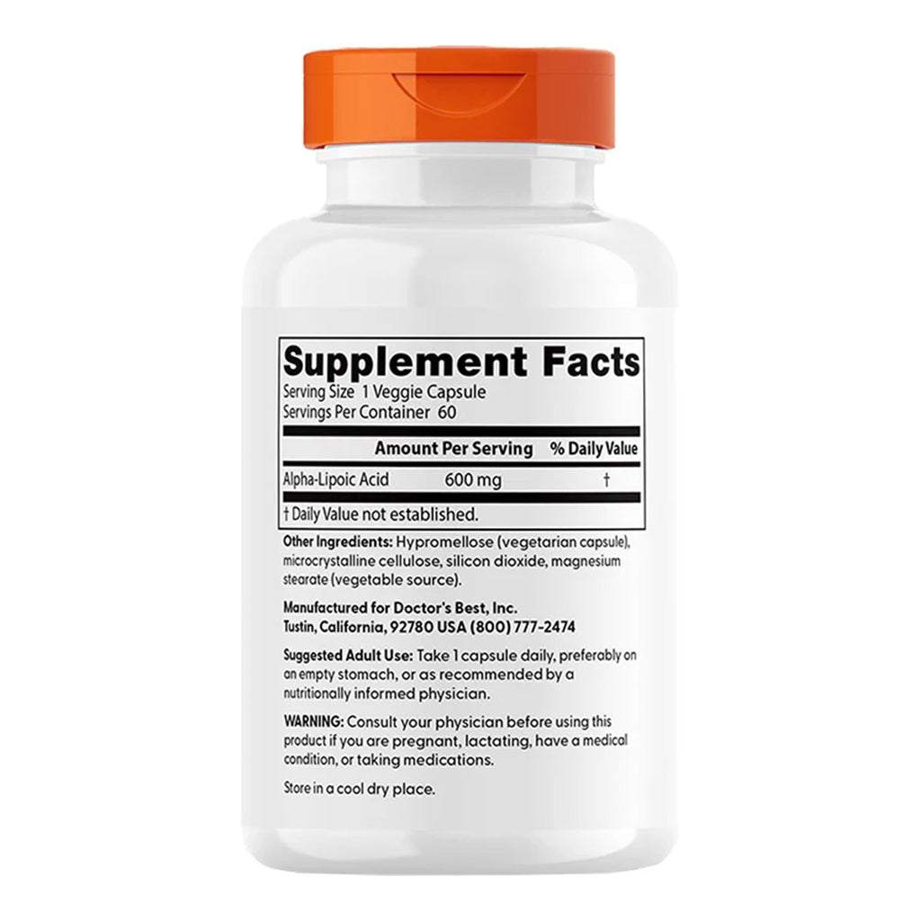 Doctor's Best Alpha-Lipoic Acid 600 _2