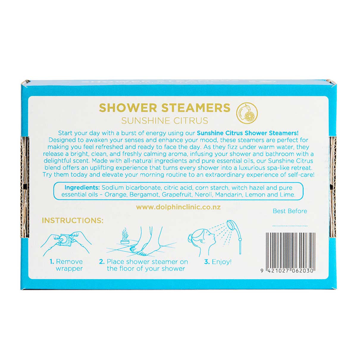Dolphin Clinic Shower Steamer - Sunshine Citrus _3