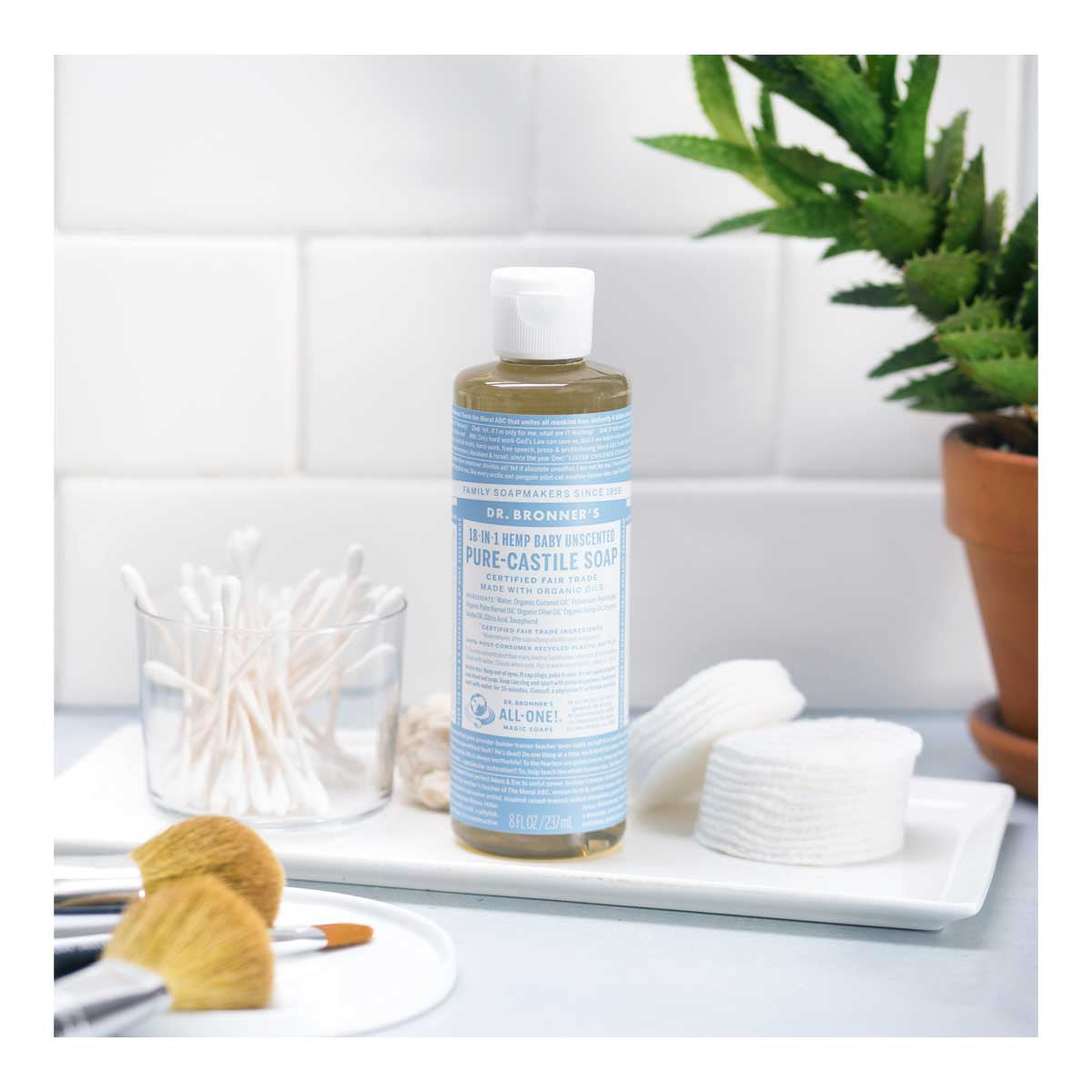 Dr Bronner's 18-in-1 Hemp Baby Unscented Liquid Soap _3