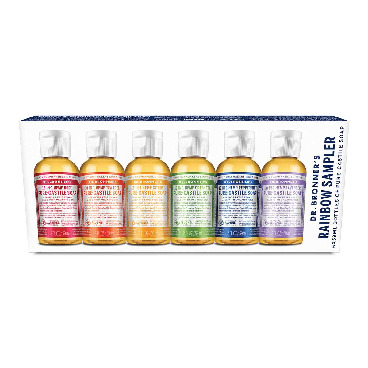 Dr Bronner's Rainbow Sampler Liquid Soap _1